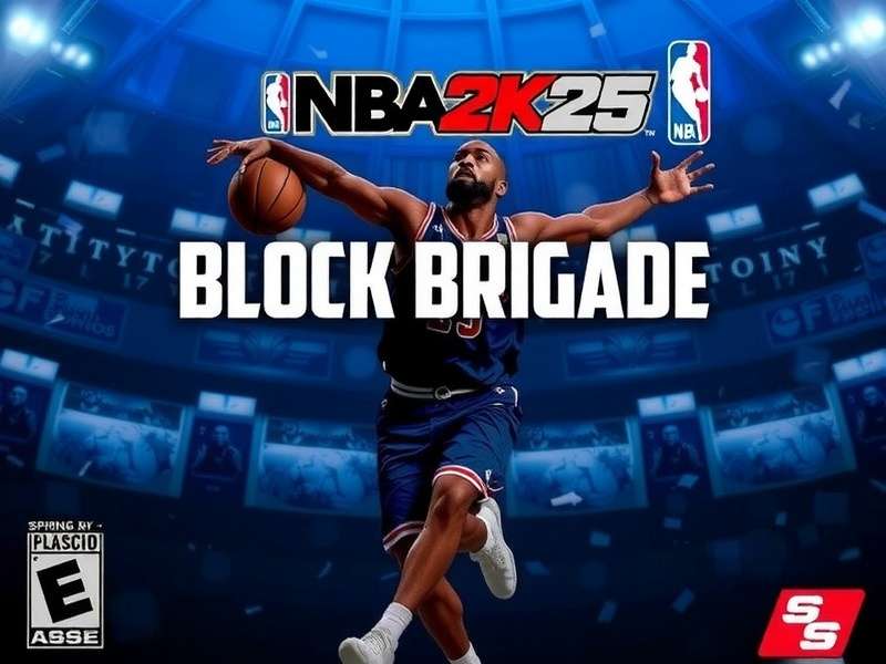 NBA 2K25 Block Brigade Game Cover
